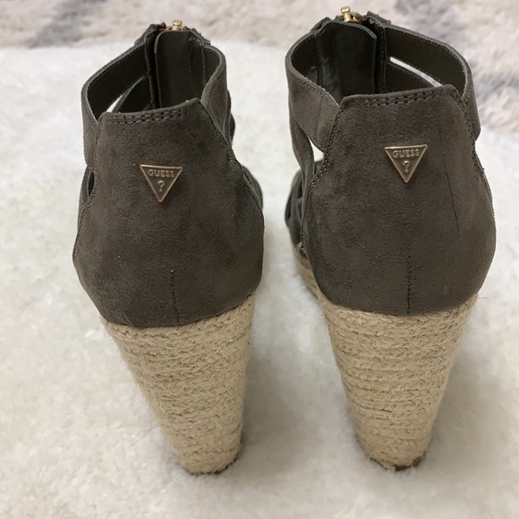 Guess wedge Spadrille zipper size 7.5 - Picture 4 of 6